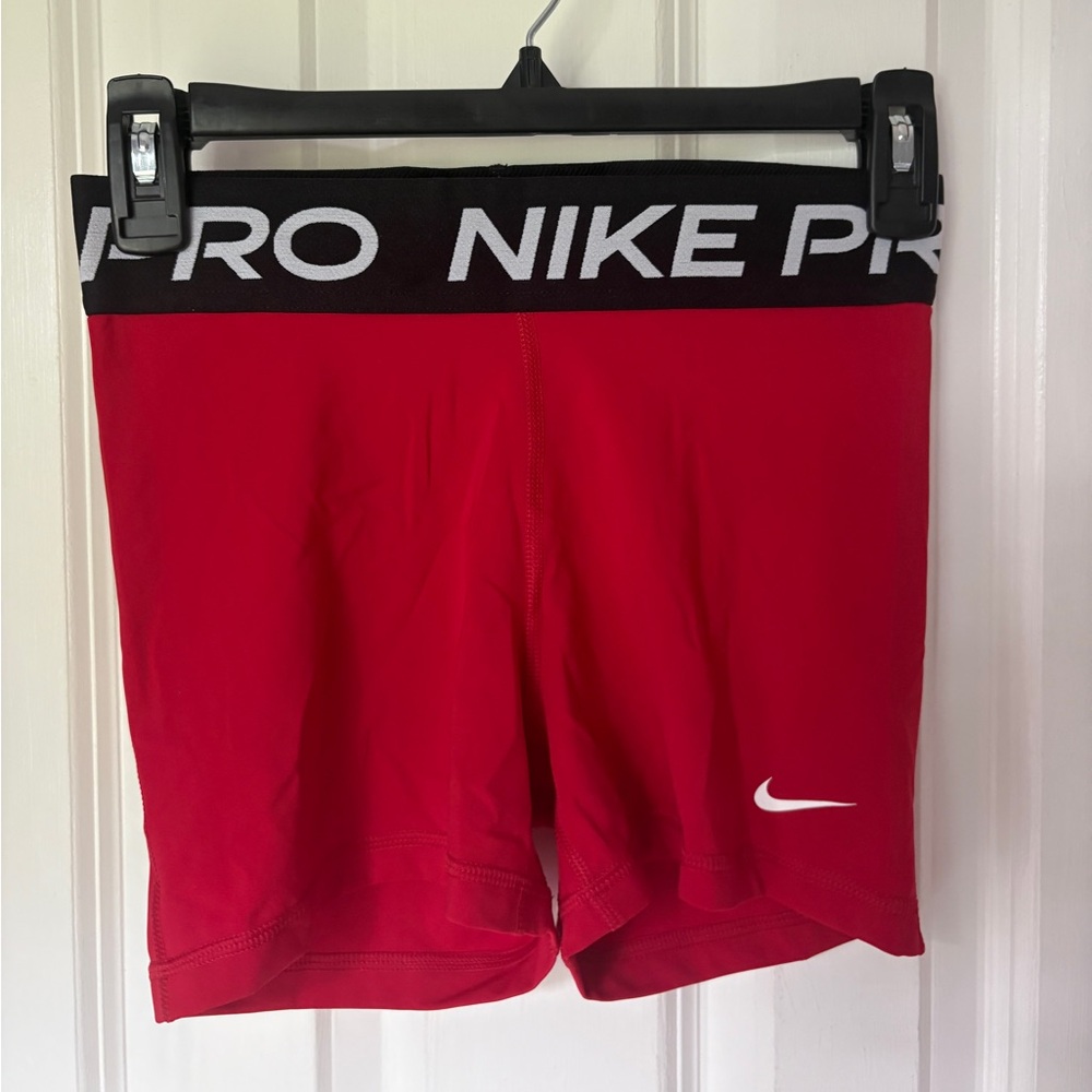 Nike Pro Dri-FIT Red Shorts